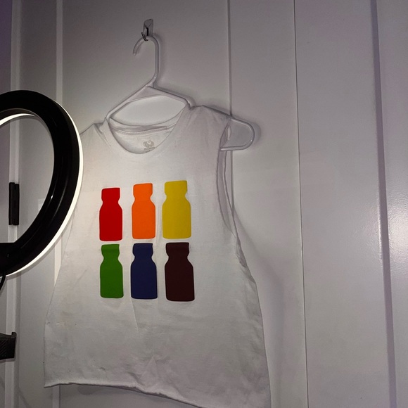 Size youth extra large gay themed crop tops and tanks customized for small guys - Picture 10 of 16